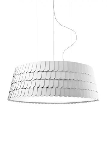 Check Hanging lamp Fabbian Roofer F12 119cm - White - F12 A09 01