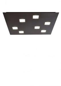 Modern ceiling Fabbian Quarter 5W 59.5x59.5cm - Black - F38G1302 small 0