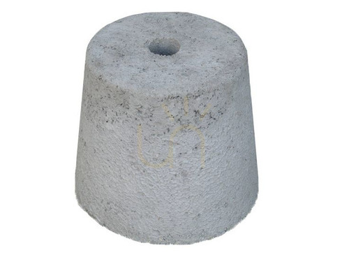 Check SU-MA Large 30kg grey concrete foundation for garden lamp