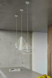 Pendant lamp GASPARE white Sollux small 7