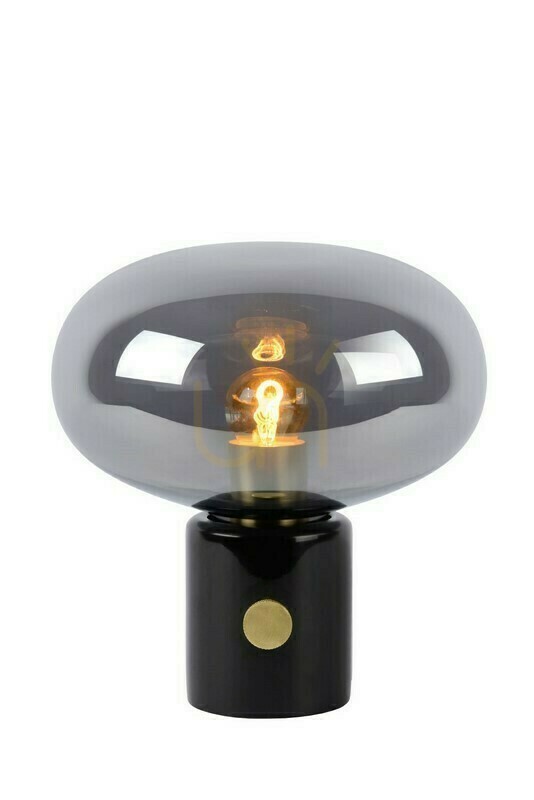 Lucide Charlize Black Marble Glass Table Lamp 03520/01/65