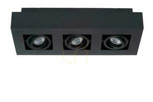 Lucide Xirax 3-Light Black LED Ceiling Downlight 09119/16/30 small 1