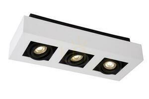 Lucide Xirax Ceiling Downlight White Aluminum 3x GU10 LED 09119/16/31 small 4