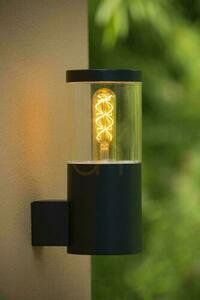 Lucide Fedor Black Outdoor Wall Lamp E27 IP44 Steel Sconce 14899/01/30 small 2