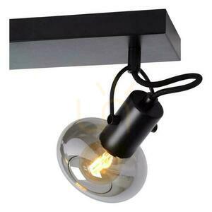 Lucide MADEE 3-Light Black Metal Glass Ceiling Spotlight 17993/03/30 small 4