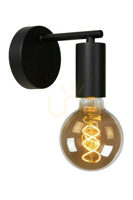 Lucide LEANNE black metal wall lamp 21221/01/30