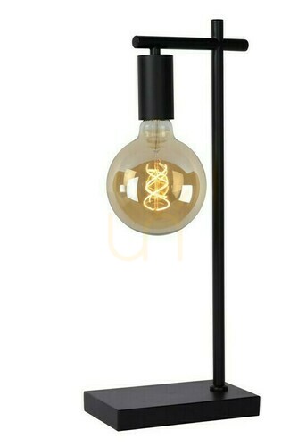 Check Lucide Leanne Black Metal Table Lamp 21521/01/30