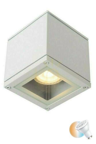 Check Lucide AVEN GU10 White Aluminum Bathroom Downlight IP65 22963/01/31