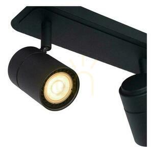 Lucide LENNERT Black Bathroom Ceiling Light 3x GU10 IP44 26958/15/30 small 5