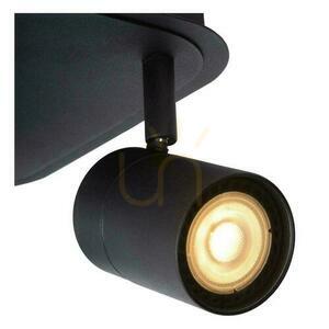 Lucide LENNERT Black Modern Bathroom Ceiling Light 4x GU10 IP44 26958/20/30 small 3
