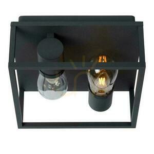 Lucide CARLYN Black Bathroom Ceiling Light 2xE14 IP54 25cm 27100/02/30 small 3