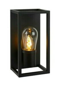 Lucide Carlyn Black Bathroom Wall Sconce IP54 E14 27200/01/30 small 0