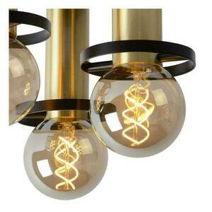 Lucide ANAKA Ceiling Light Black and Gold Steel 3×E27 Ø30 cm 45179/13/30 small 3