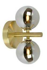 Lucide Tycho Retro Gold 2-Light Wall Lamp 45274/02/02 small 0
