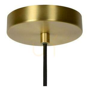 Lucide MALOTO pendant light amber glass E27 Ø20 cm 45386/20/62 small 6