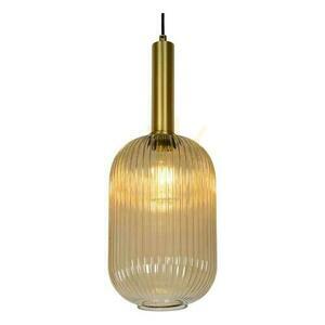 Lucide MALOTO pendant light amber glass E27 Ø20 cm 45386/20/62 small 9