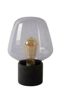 Lucide Becky Gray Glass Table Lamp 20 cm E27 45569/01/65 small 1