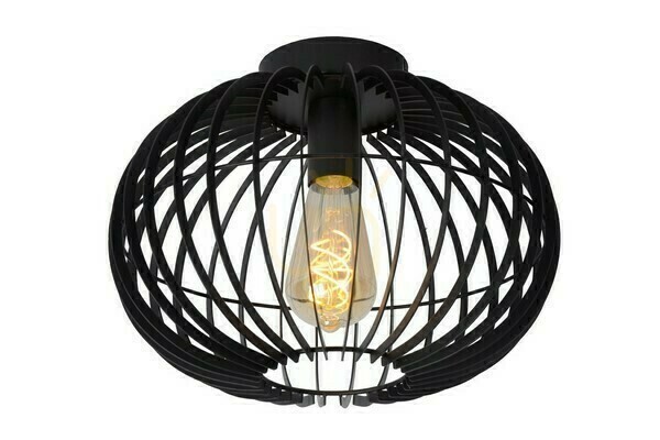 Lucide REDA plafond black metal 32 cm E27 78199/01/30