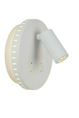 Check Lucide BENTJER white LED wall lamp 2-light 14 cm 79201/09/31