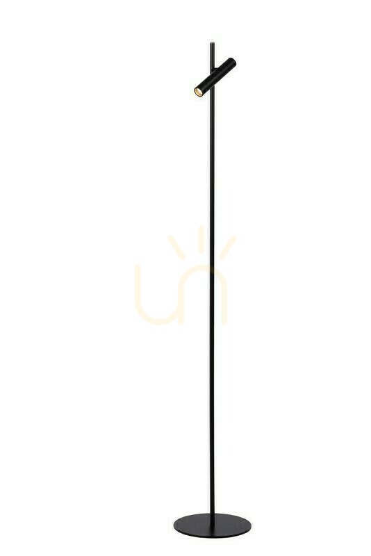 Lucide Philon LED Floor Lamp Black 140cm 3000K Dimmable 79781/05/30