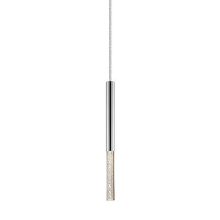 Check Zuma Line ONE P0461-01E-F4F4 LED pendant light, chrome, 5 W, 3000 K