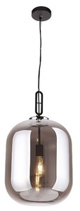 Pendant Light Max Light Honey P0298 Black Smoked Glass 30 cm small 0