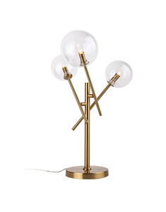 Table Lamp Max Light Lollipop T0035 Brass 3-Light Glass Metal small 0