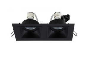 Recessed Luminaire Max Light HIT II Black 2xGU10 H0091 small 1