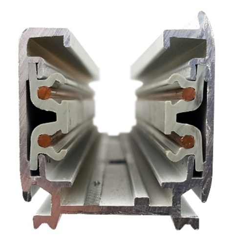 Check 3-Phase Track Rail Max Light MAX 1m Black Aluminum MHT1-100-BK