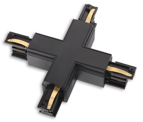 Check Track Connector X Max Light MAX black aluminum MHT1-X-BK