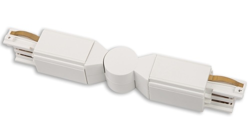 Check Track Light Connector Max Light MAX White Aluminum MHT1-A-WH