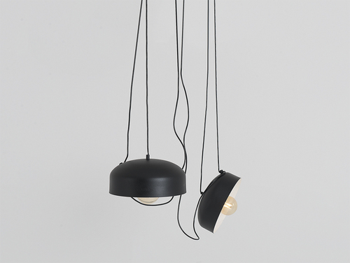 Check Hanging lamp POPO FLAT L 2 - black