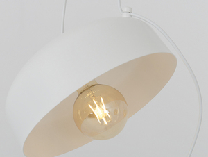 Hanging lamp POPO FLAT L 4 - white small 4