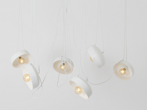 Check Hanging lamp POPO FLAT L 6 - white