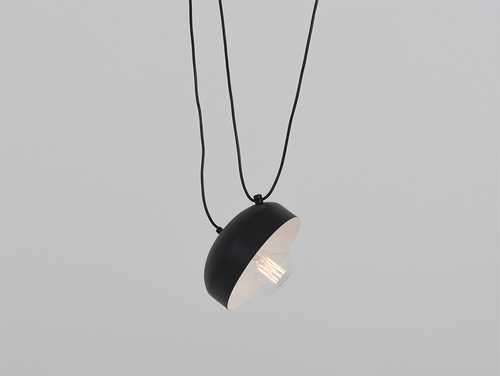 Check Hanging lamp POPO FLAT 1 - black