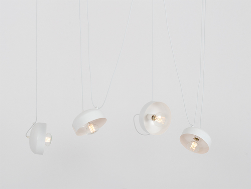 Check Hanging lamp POPO FLAT 4 - white