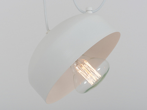 POPO FLAT 2 hanging lamp - white small 4