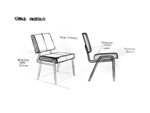 SIMPLE Chair CustomForm – Platinum RICH ET90 Upholstery, White RAL 9003 small 5