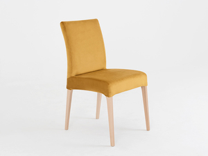 Upholstered chair DIANA, natural beech, passion fruit 0 Upholstered chair DIANA, natural beech, passion fruit small 0