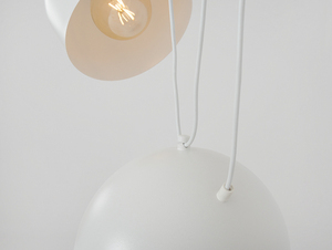CustomForm POPO L 2 white pendant light, 2 × E27 small 4