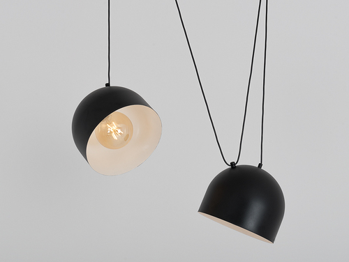 Check Hanging lamp POPO L 2 - black