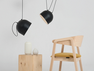 Hanging lamp POPO L 4 - black small 1