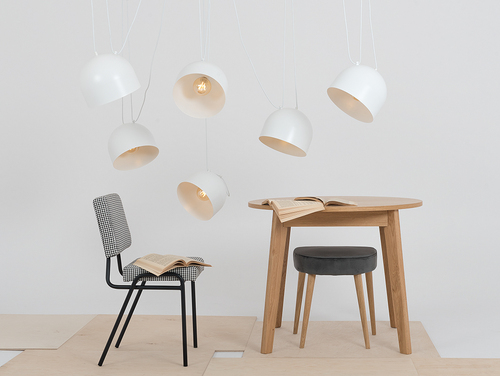 Check CustomForm POPO L 6 white pendant light, 6 × E27
