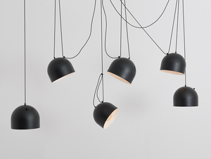 Hanging lamp POPO L 6 - black small 0