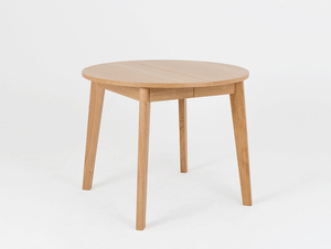 WOODYOU ROUND 95 dining table - solid oak small 0