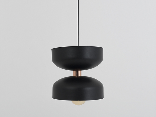 Check Hanging lamp WOMAN L - black