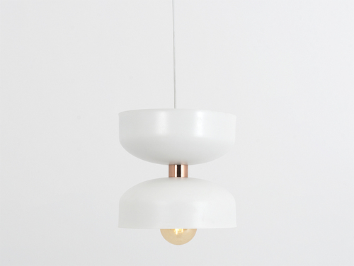 Check Hanging lamp WOMAN L - white