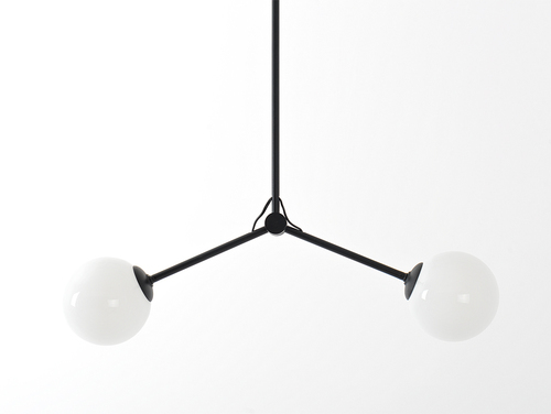Check CATKIN TWINS hanging lamp - black