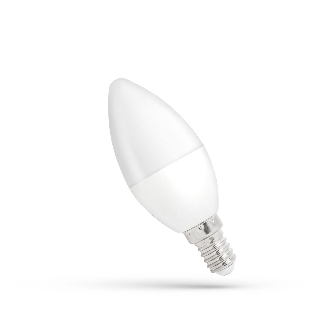 Led Candlestick E-14 230v 6w Nw Dimmable Spectrum