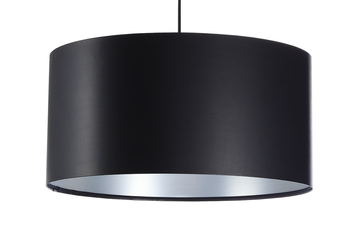 View Black silver hanging lamp LEXIE E27 60W latex, satin Black silver hanging lamp LEXIE E27 60W latex, satin